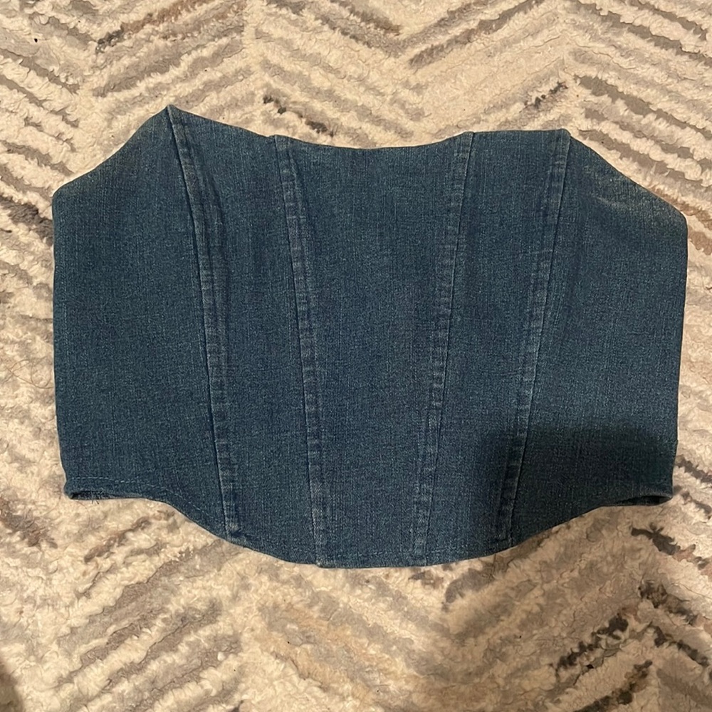 Denim Corset Top 👖